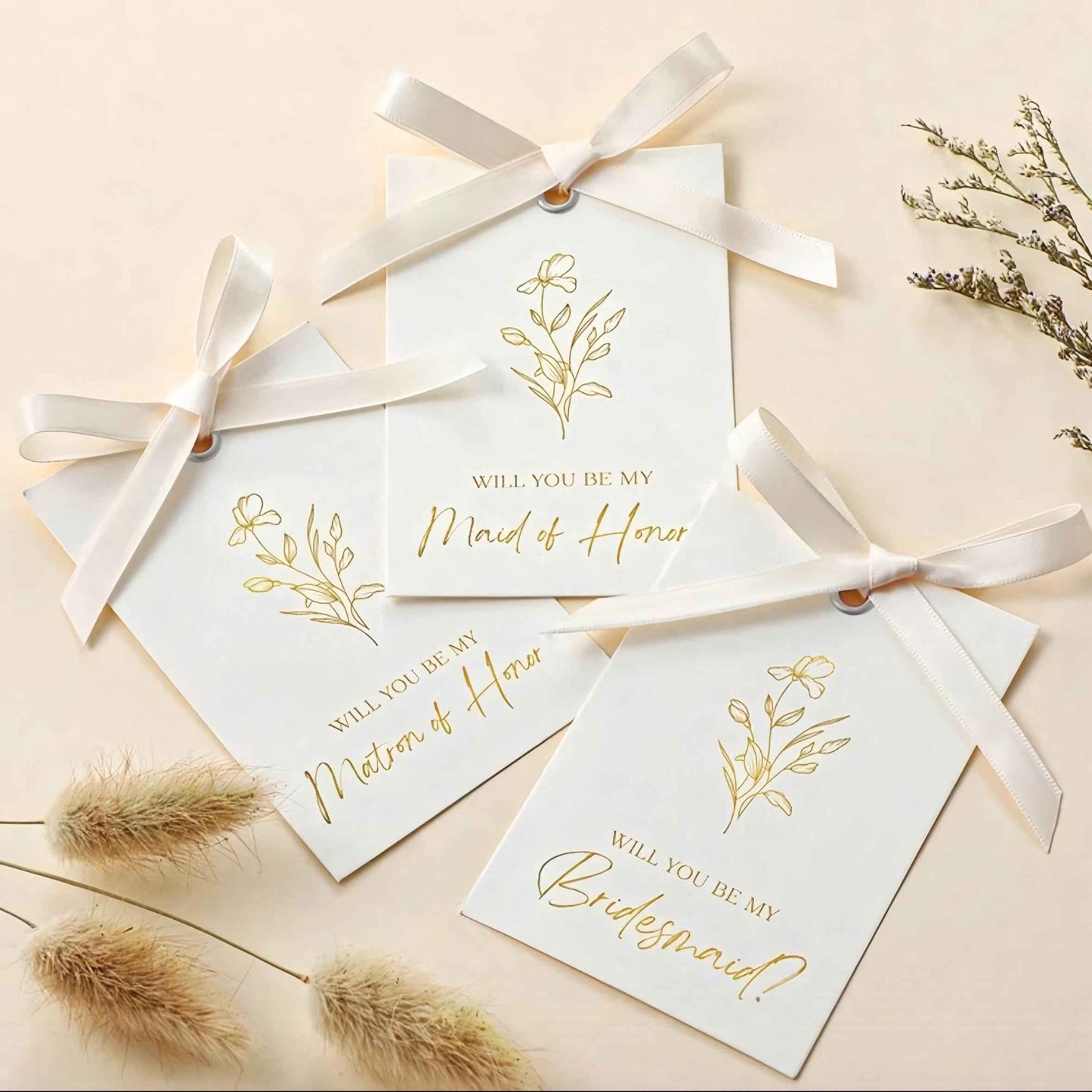 Bridesmaid Proposal Card with Bow