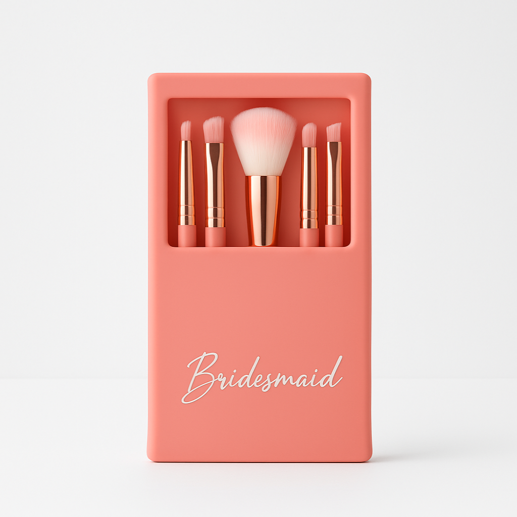 5-Piece Bridesmaid Makeup Brush Set