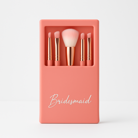 5-Piece Bridesmaid Makeup Brush Set