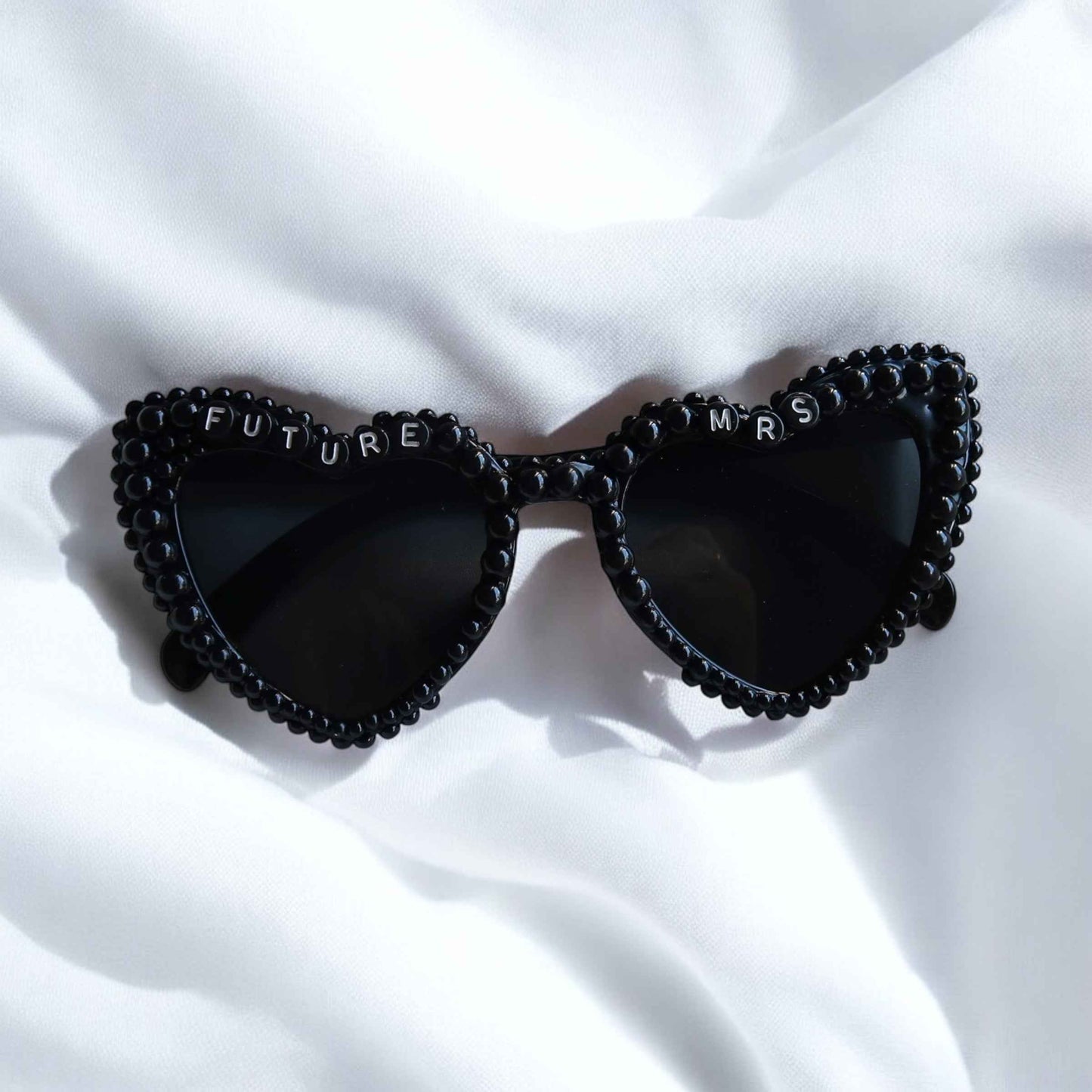 Black Future Mrs Heart Sunglasses