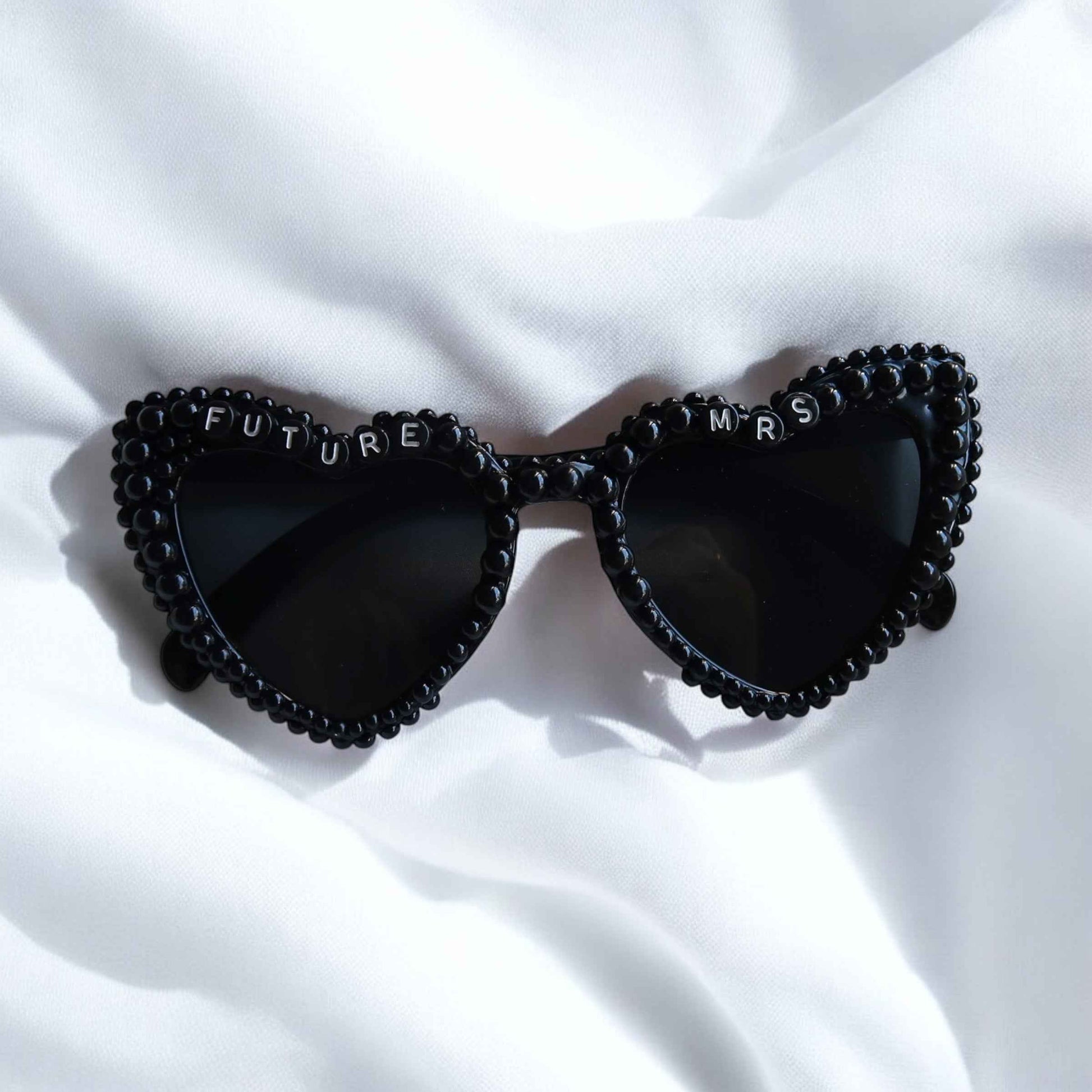 Black Future Mrs Heart Sunglasses